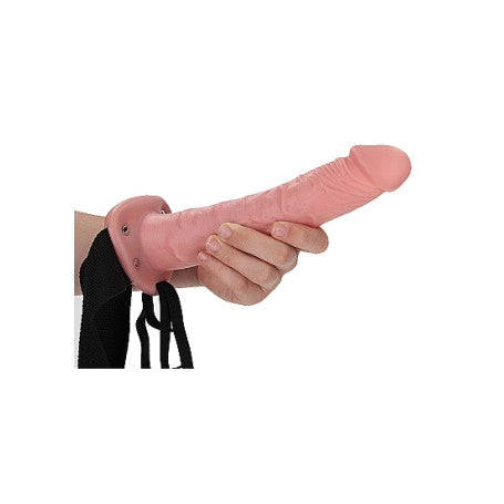 Fallo cavo indossabile Hollow Strap-on without Balls - 10'' / 24,5 cm - Flesh